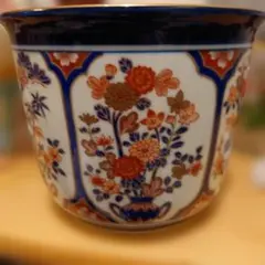 有田焼 藍水窯】染付赤絵祥瑞 手描片口鉢 盛鉢 大鉢 染付 片口 陶器