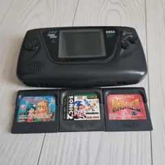 【ゲームギア】本体とソフト3本セット