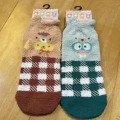 ポムポムプリン・ハンギョドン ソックス 2足
