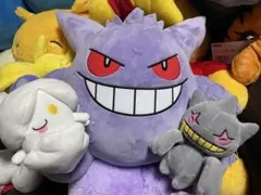 ポケモンぬいぐるみ　3体セット（ゲンガー・ジュペッタ・ヒトモシ）