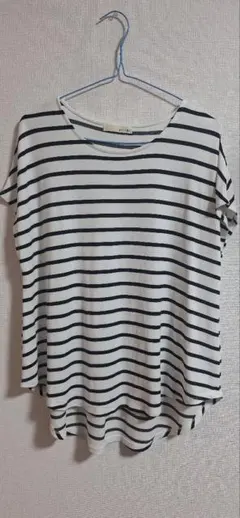 SHOO・LA・RUE ボーダー 半袖 カットソー