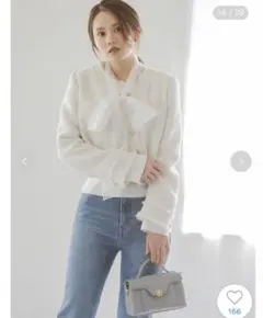 ニュアンスリボンニットプルオーバー SNIDEL