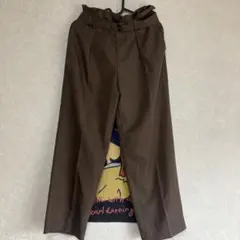 【セット割対象】GU センタープレスパンツ スラックス
