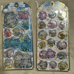 新品・正規品 あわわちゃん ウォーターインシール プチキャラ クローバー 2点