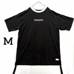 スタンプド 黒 ロゴT M 美品 切替 デザイン 大きめ STAMPD シンプルのサムネイル
