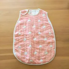 Hoppetta ベビースリーパー ピンク ひつじドット模様