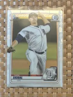 topps bowman chrome tarik skubal 1st