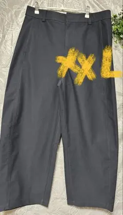 【新品】ユニクロ　ジャージーバレルレッグパンツ ネイビー　完売品