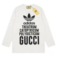 新品 GUCCI グッチ アディダス ロンＴ カットソー 長袖 Ｔシャツ XSのサムネイル