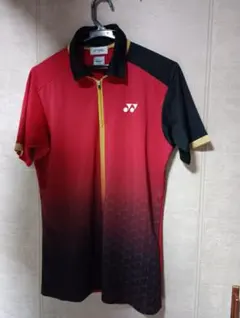 YONEX ヨネックス ポロシャツ レッド ブラック M
