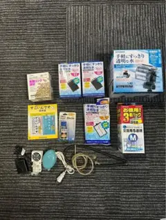 外掛けオーバーフロー 水槽 ろ材 フィルター 海外限定品 白 糞だけ排出