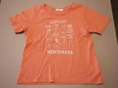 NEWYORKER（ニューヨーカー） 半袖Tシャツ オレンジ Lサイズのサムネイル