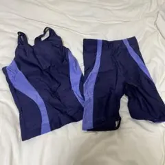 女の用水着セット（紺色・紫色）