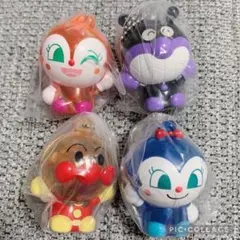 アンパンマン　ぴかぴかスイッチマスコットNEW 4種セット