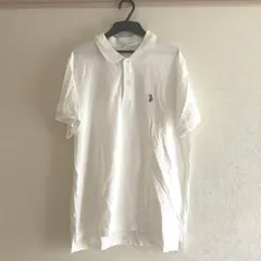 U.S. POLO ASSN. ポロシャツ ワンポイントロゴ ホワイトのサムネイル