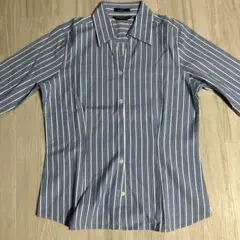 Eddie Bauer ストライプシャツ レディースM （おまけ付き）