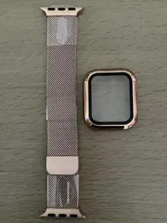 Apple Watch バンド　カバー（ケース）　ゴールドセット　金色　40mm