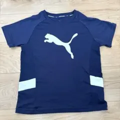 PUMA 半袖シャツ ネイビー スポーツウェア130cmのサムネイル