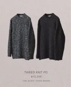 LIDNM／TWEED KNIT PO