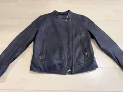 Gap 本革レザージャケット　ブラック　羊革