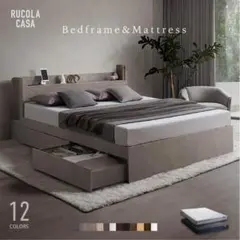 ベッドフレーム マットレスセット