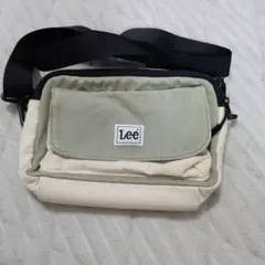 Lee ショルダーバッグ カーキ/ベージュ