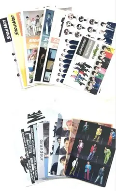 Snow Man CD特典など　ステッカー＆クリアファイル　おまとめセット