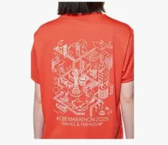 定価以下 Lサイズ　KOBE MARATHON 2025 オレンジTシャツ