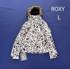 ROXY スキーウェア ジャケット ヒョウ柄 Lサイズ