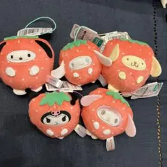 W全5種コンプセット】サンリオキャラクターズ フルーツきぐるみ