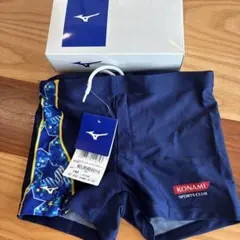 新品　タグ付き　KONAMI コナミ　Mizuno 水着 140スイミング