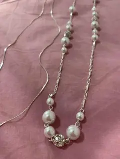 MAYGLOBE ロングネックレス　2way / 2連