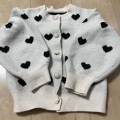 ハート柄カーディガン サイズ80