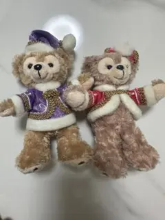 ダッフィー シェリーメイ ぬいぐるみバッジ クリスマスのサムネイル