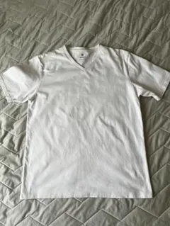 nano universe オーガニックコットン VネックTシャツ