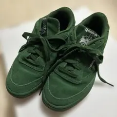(お値下げ！Reebokスニーカー　24.5cm　 CLUB C 85グリーン