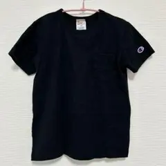 Champion ポケットTシャツ ブラック 130のサムネイル