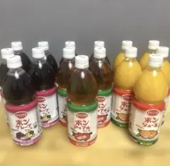15本セット ポンジュース 800ml グレープ アップル みかんオレンジのサムネイル
