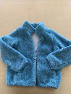 ユニクロ　キッズ　水色 フリースジャケット 130cm