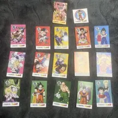 丸亀製麺製麺うどん札ドラゴンボールシリーズ第1弾コンプリート➕悟空ステッカー