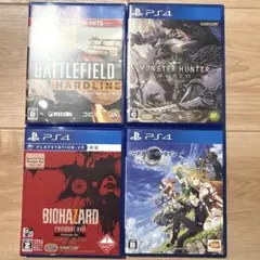 ps4 ソフト　4本セット売り
