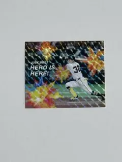 読売ジャイアンツ 月間ベストヒーロー賞 オリジナルステッカー　浦田選手　巨人