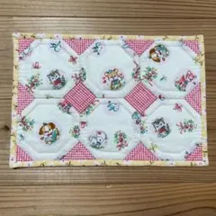 パッチワークのミニマット ★ハンドメイド★