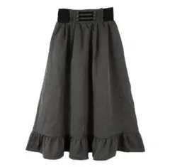 axes femme ナポレオンモチーフロングスカート グレー Mサイズ