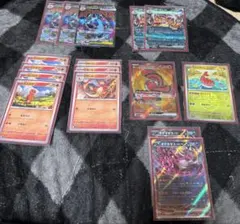 ポケモンカード　リザードンデッキ+パーツ