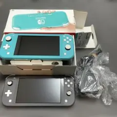 Nintendo Switch Lite ターコイズ　グレー　本体2台