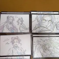 鬼滅の刃　ダイニング　おすそ分けポストカード　胡蝶しのぶ　カナエ 8点セット