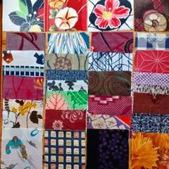 新旧　木綿　パッチワーク用　はぎれ　柄　30枚