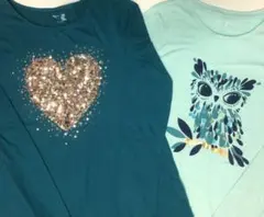 ★美品★ GAP kids 長袖Tシャツ　160㎝　２枚セット　クリスマス