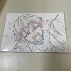 鬼滅の刃 展示原画ポストカード 我妻善逸セット